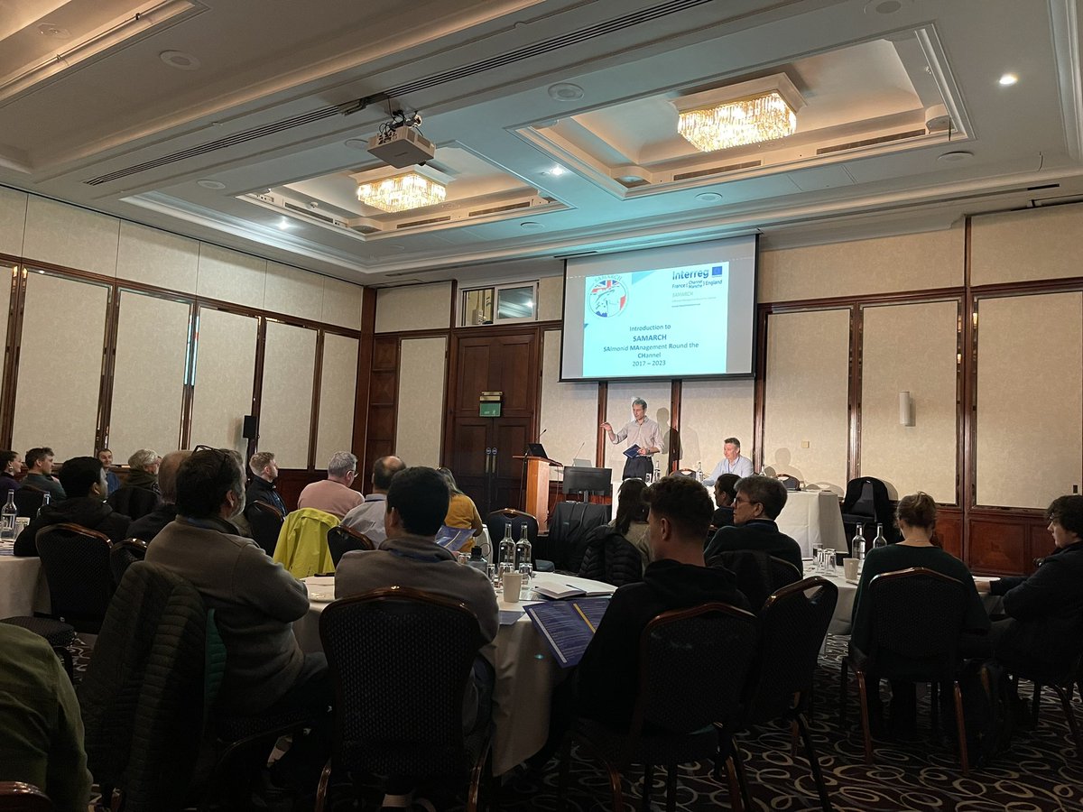 GWCTFisheries's tweet photo. The SAMARCH Conference has begun in Southampton. https://t.co/3swU4io08W