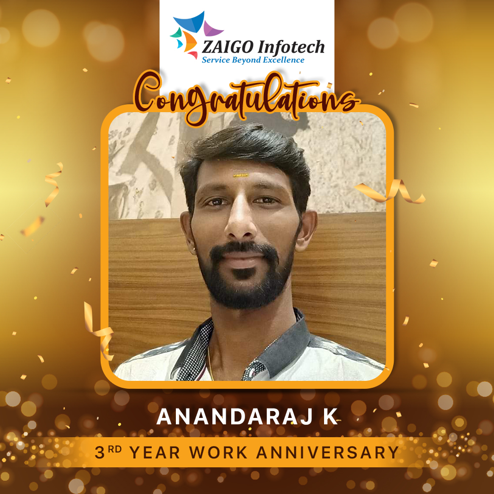 Congratulations on your 3rd year work anniversary, Anand! Your dedication and hard work are greatly appreciated. Wishing you continued success in your career.

#workanniversary #yearsatcompany #employeeappreciation #companyculture #teamwork #joblove #careermilestone