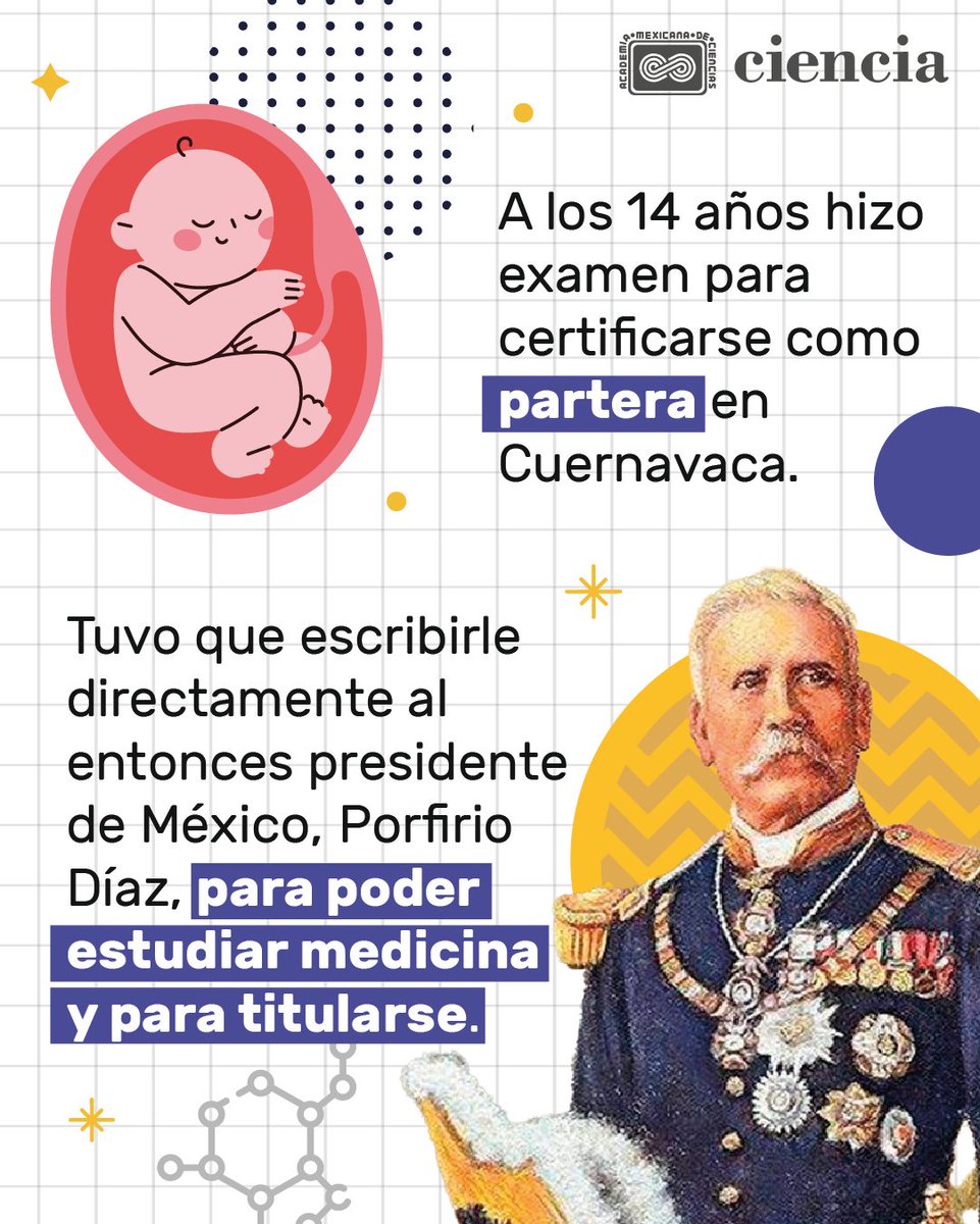 CienciaAMC's tweet photo. #UnDíaComoHoy nació Matilde Montoya. 🩺⚕️💊

No tuvo un camino fácil para convertirse en la primera mujer graduada de la Escuela Nacional de Medicina, en 1887.  

Conoce más sobre su vida 👉 https://t.co/wWHwRKfIqk

#MujeresEnLaCiencia
@FacMedicinaUNAM https://t.co/cVtErx2cWU