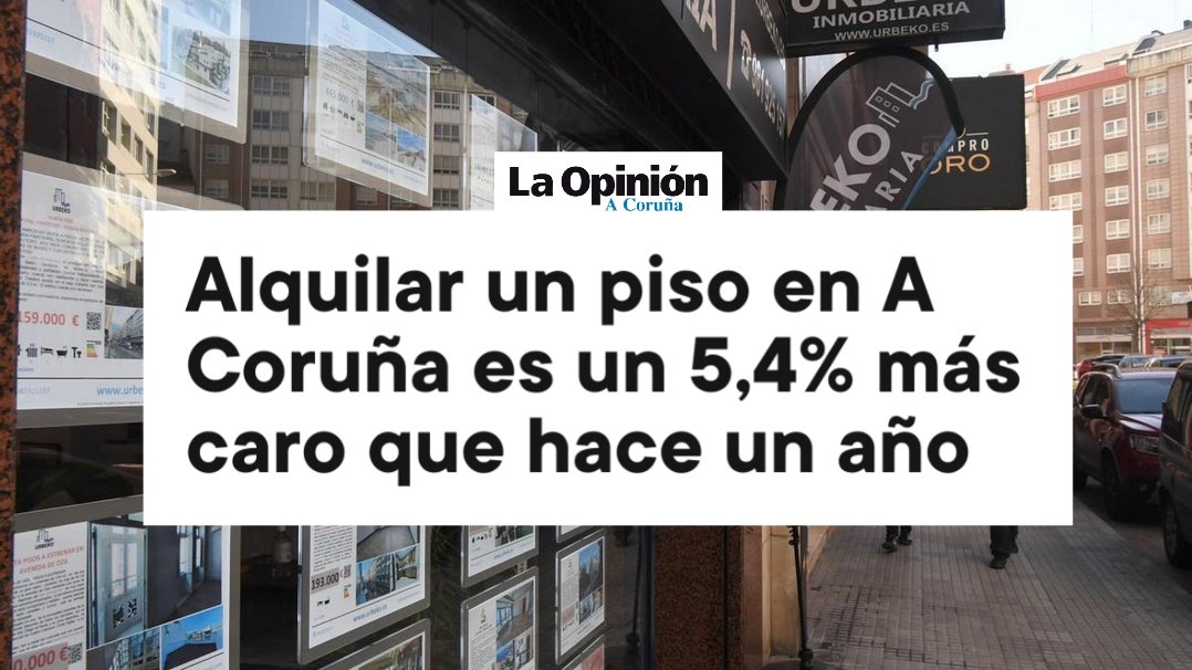 autonauta's tweet photo. O encarecemento dos alugueres duplica, aproximadamente, a suba media dos salarios. Unha sangría.

https://t.co/QBOfbCEnCJ

#ImposibleAlugar https://t.co/CJpWQUkplB
