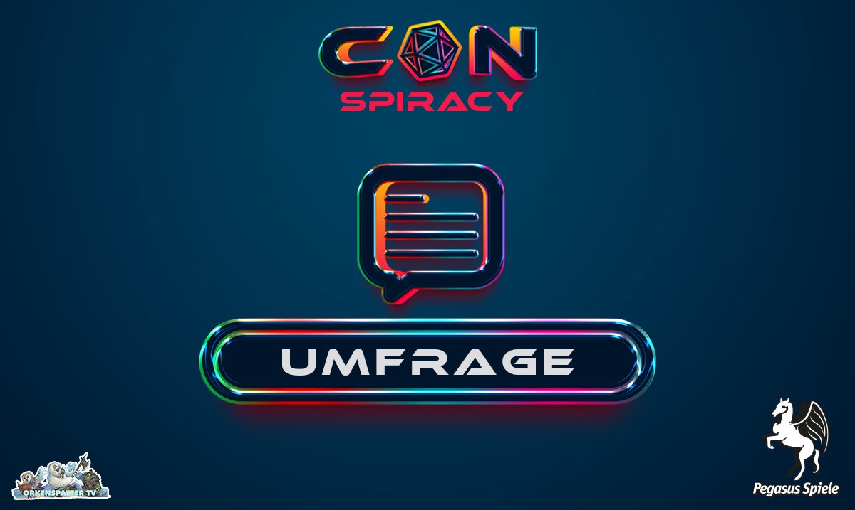 pegasusspiele's tweet photo. Nun ist die #pnpCONspiracy schon wieder vorbei.
Wir hatten viel Spaß und wir hoffen, ihr auch.
Teilt uns gerne euer Feedback zu dieser CONspiracy mit, indem ihr unsere kurze Umfrage ausfüllt: https://t.co/qOglMDhOjB , damit wir uns weiter verbessern können.
#pnpde https://t.co/l1LxqDi5Wv