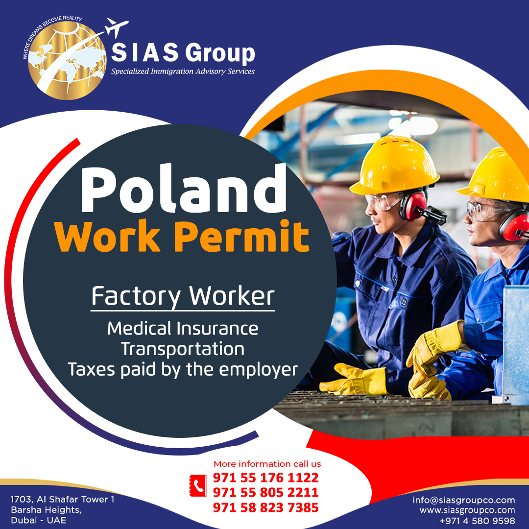 siasgroup's tweet photo. Great news Poland is hiring Factory Workers &amp; many more jobs,
APPLY TODAY,
For more information,
-|Contact Us|-
+971 55 176 1122
+971 55 805 2211
+971 58 823 7385 https://t.co/RSM1P60E8A