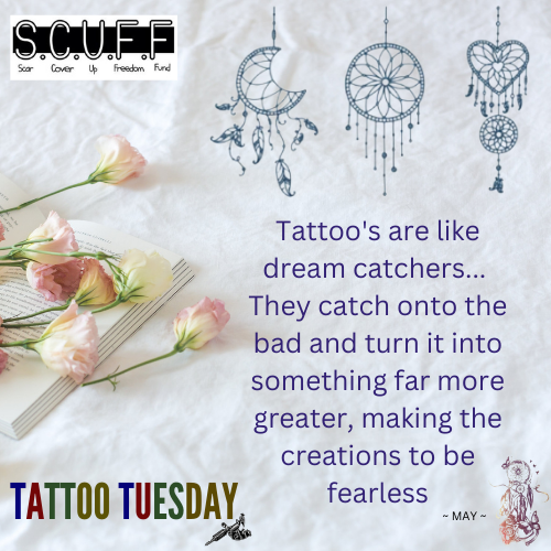 S_C_U_F_F's tweet photo. #TattooTuesday
Quote Of The Day
#quoteoftheday #QuoteByMay #InspirationalQuote
#dreamcatcher #tattoos #creations #fearless
Turn the bad into the good...
#SCUFF #MentalHealthMatters #MentalHealth #MentalHealthAwareness #ScarCoverUp
Contact SCUFF
https://t.co/HcSoQU3uar https://t.co/xiLFYtLFaC
