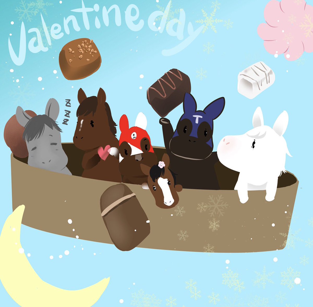 ホワイトデーという事で、ソダシちゃんがいる画像を!
GODIVAなおとしごろちゃんたちのイラストは気に入ってるので何度もだす(笑)
#ホワイトデー 