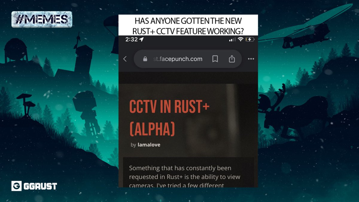 ggrust_case's tweet photo. #rust #rustgames #fun #memes #games #on #rustmemes https://t.co/916uu70Tic