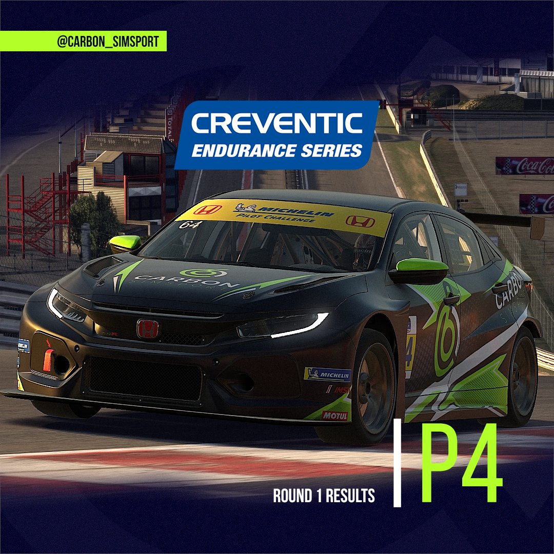 Creventic started well for us - we finish on P4 in the first round at Spa-Francorchamps 😊 The next stop is Italy and the round at Monza, but it's not until May!

#SimPL #SimRacing #Esport #iRacing #creventicseries
