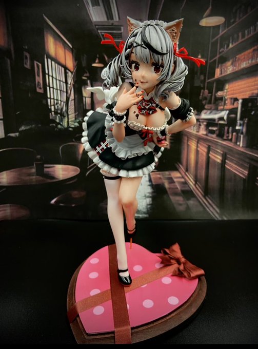 沙花叉クロヱ バレンタインメイド ガレージキット ZP1 さかまた HoloX