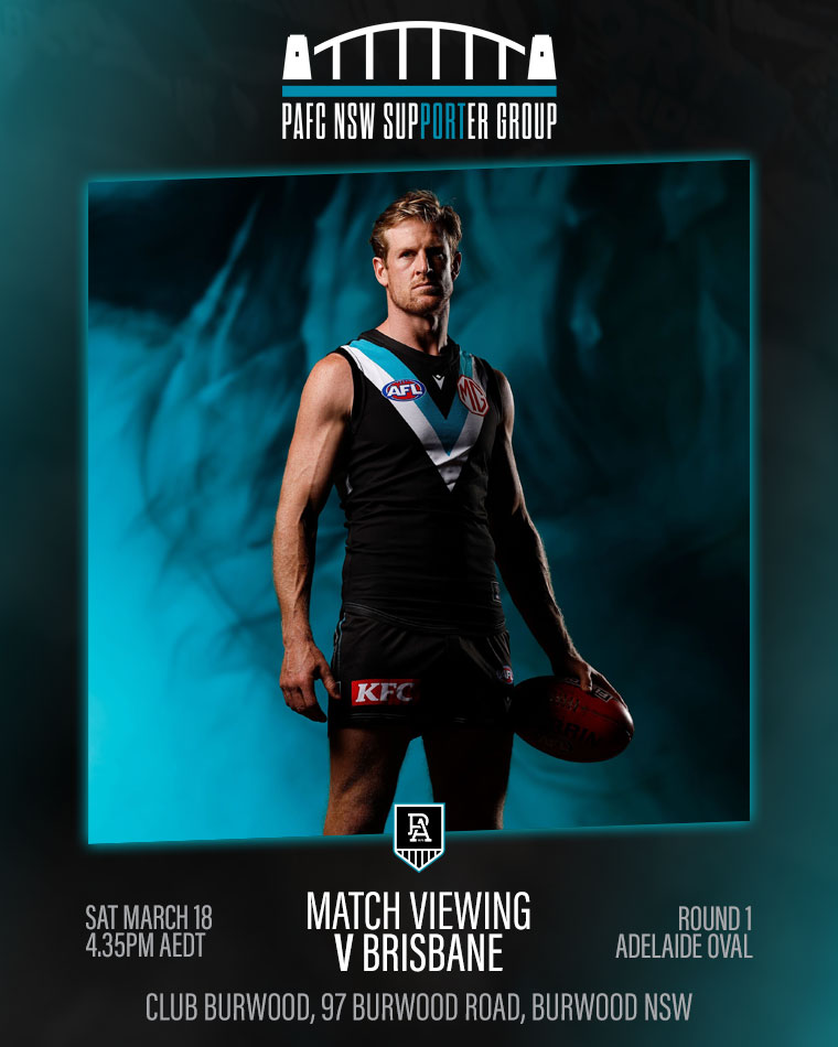 The footy's back for 2023, and so are we! Round 1 vs Brisbane - link.pafcnsw.com/r1-2023 #AFLPowerLions #weareportadelaide