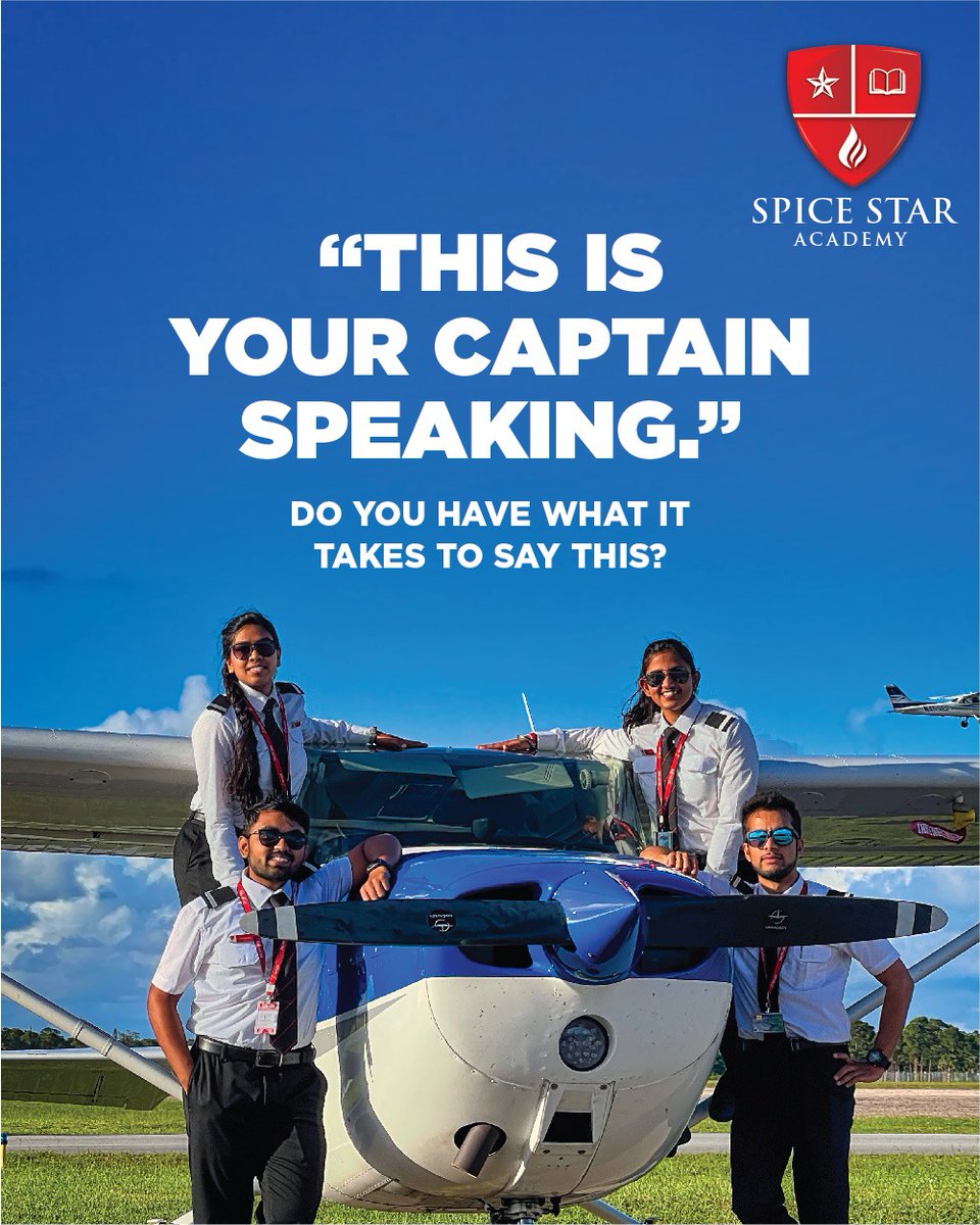 flyspicejet's tweet image. Set your sights on the skies and make your career take off. Apply now for SpiceJet&apos;s Cadet Pilot Programme and let&apos;s fly high together!

#flyspicejet #spicejet #cadetpilot #pilot #flywithus #travel #travelwithus #flights #aviation #airline #spicestaracademy #addspicetoyourtravel