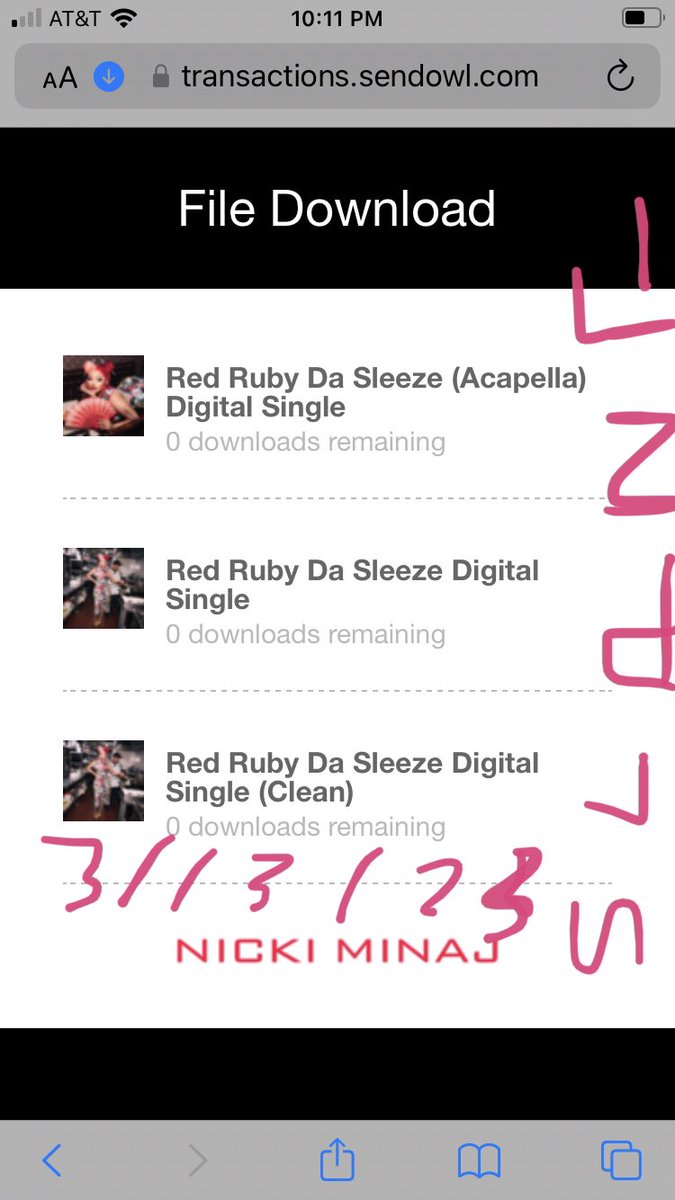 Southlanickifan's tweet photo. #RRDS #RRDMFS 3/13/23 #barbz #rubyreddasleeze and still streaming and voting for #SuperFreakyGirl for best lyrics #iHearAwards 🙏🏾🙌🏾❤️✅ https://t.co/gVojXDI27X