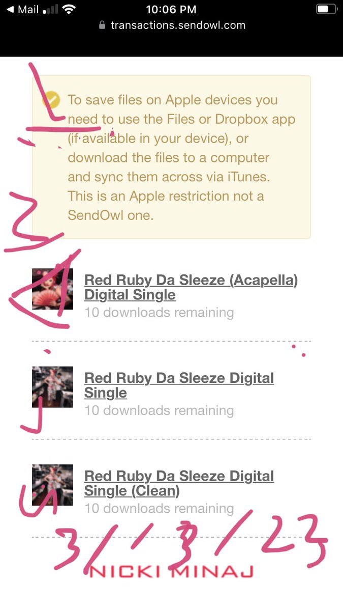 Southlanickifan's tweet photo. #RRDS #RRDMFS 3/13/23 #barbz #rubyreddasleeze and still streaming and voting for #SuperFreakyGirl for best lyrics #iHearAwards 🙏🏾🙌🏾❤️✅ https://t.co/gVojXDI27X