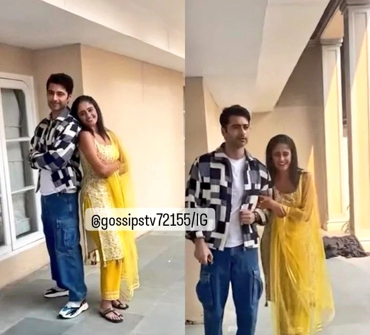 GossipsTv's tweet photo. EXCLUSIVE GLIMPSES OF #HarshadArora and #AyeshaSingh from #GhumHaiKisikeyPyaarMeiin!!

@GossipsTv https://t.co/VWyYfRIU4f