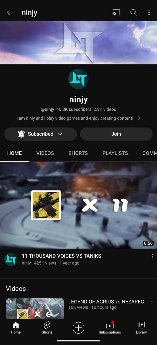WagglyVermin3's tweet photo. @ninjyy Got back into destiny a little over a year ago after a big break, I enjoy your videos, always helpful. 
Never actually tried to get one of these emblems, but this one is super sick here's hoping 🤞 https://t.co/7AbJ4ZR93G
