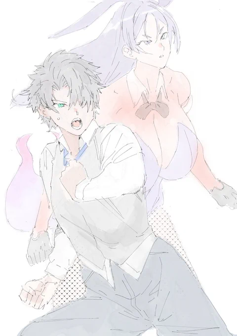 御依頼いただいたものをちょっと描き直したもの……すいませぬ… 