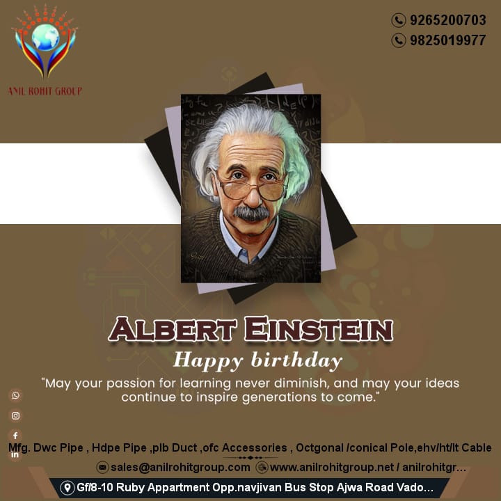 anilrohitfsse's tweet photo. #Albert_Einstenπ
#Anil_Rohit_Group #DWC_Pipe
#HDPE_pipe #PLB_Duct
#HT_LT_Cable #glostercable #Smart_city
#RDSO #highway #Railway_Project #infrastructure #Universal_Cable #fiberoptic #importexport #NationalHighwayAuthorityofIndia https://t.co/yoifysLoVZ