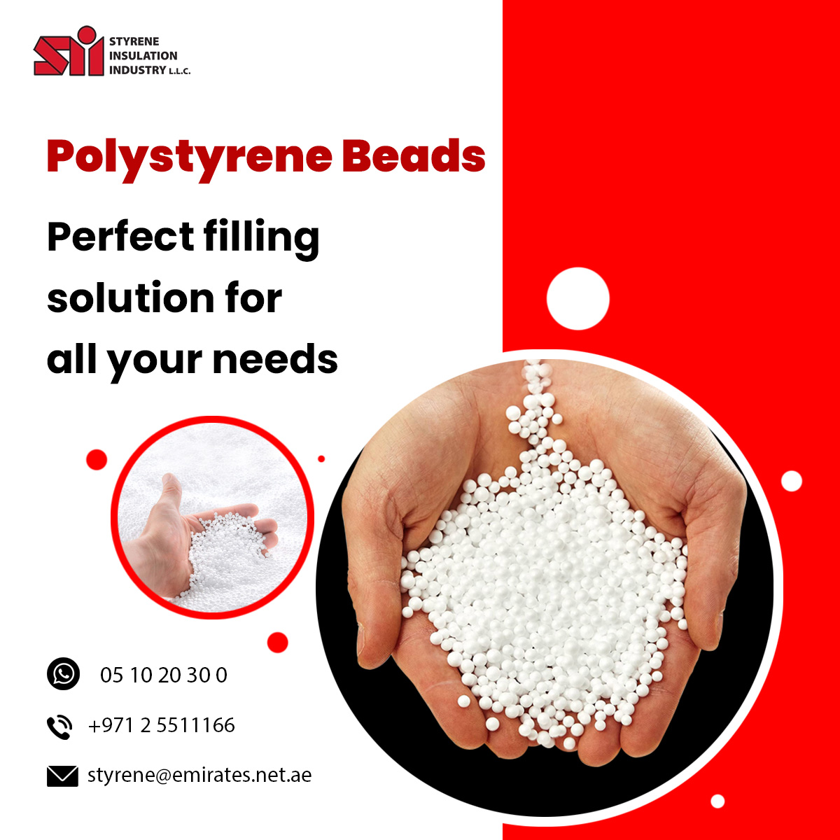 UaeStyrene's tweet photo. Discover the endless possibilities with our high-quality polystyrene beads

Call Us ☎+971 2 5511166
WhatsApp 📲 052 10 20 30 0
Website 🌐https://t.co/8Z9G11nU57

#Styrene #styrofoam #polystyrene #manufacturingindustry #lightweight #safe #ecofriendly #environment  #recyclable https://t.co/h87BVJGKiU