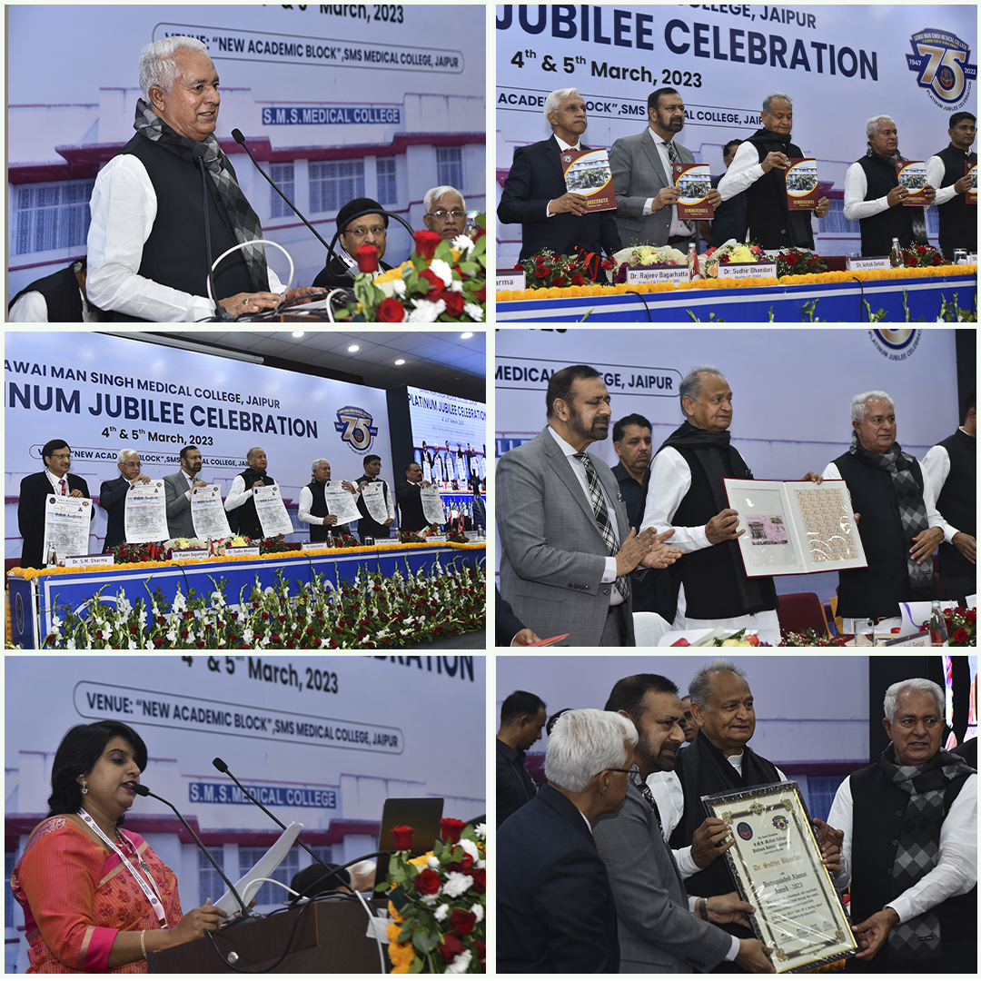 smsmcplatinumj's tweet photo. Some Glimpses of the Platinum Jubilee celebration of SMS Medical College.

#jaipur #smsmedicalcollege #smsmedicalcollegejaipur #smscollegejaipur #smscollegejaipur #platinumjubilee #smsmedicalcollegeplatinumjubilee #doctor #Doctors https://t.co/ttyqRzAKxV