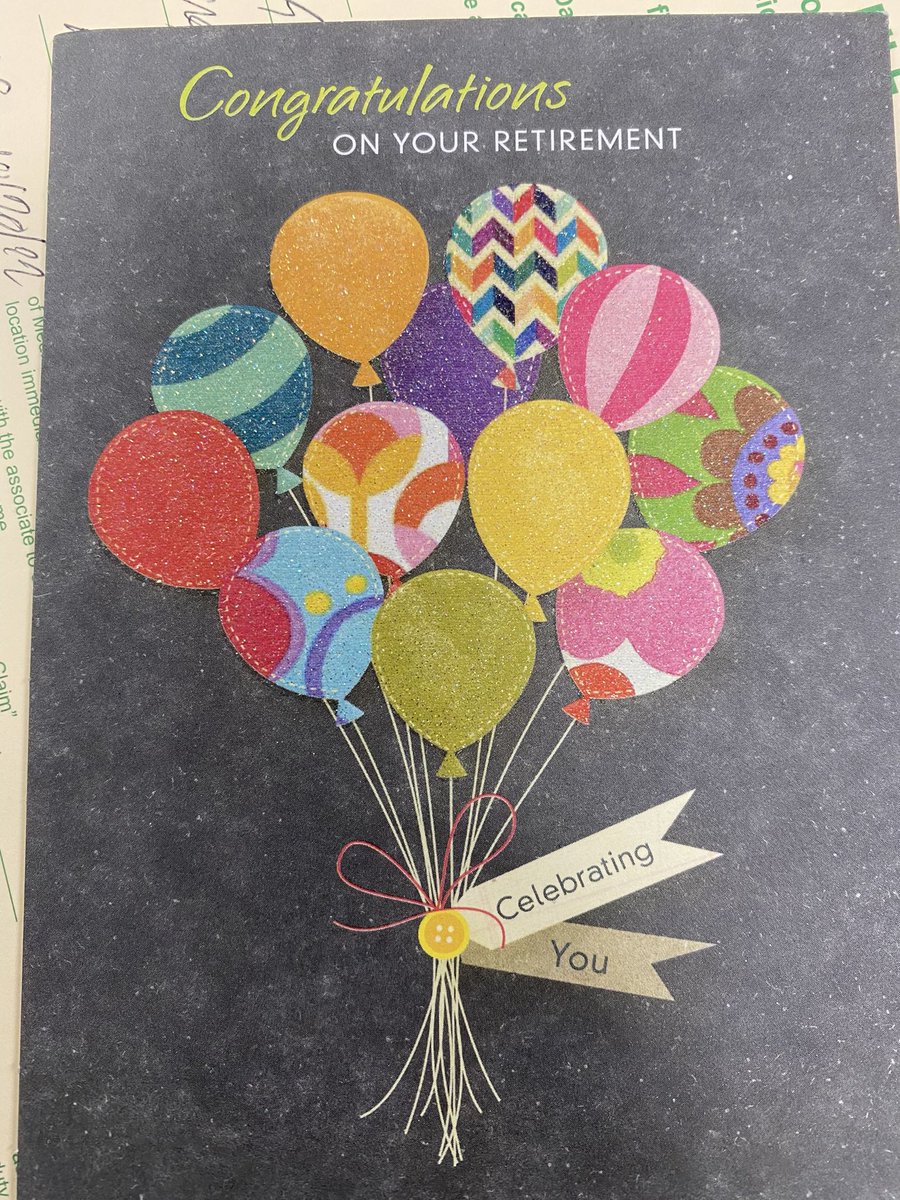 The team recognized my anniversary 23 and counting