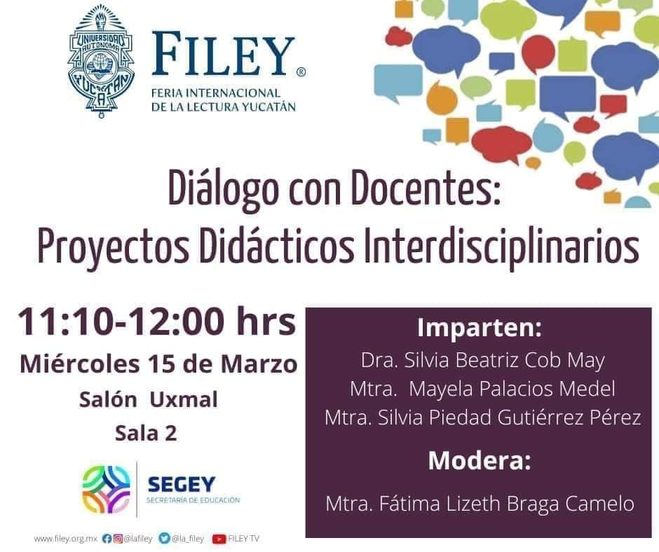 ConsejoYucDoc's tweet photo. Estamos listas para Dialogar entre docentes y público en general. 
Te esperamos el  próximo miércoles 15 de Marzo a las 11:00 hrs.
Maestras dialogando en #Filey sobre Proyectos InterdisciplinarIos en Educación Básica.
#DialogoConDocentes. #HaciaLaExcelenciaEnNuestrasEscuelas https://t.co/oHIYhezhvo
