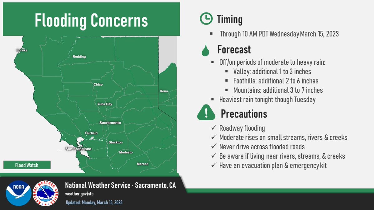 City of Tracy, CA on Twitter "Hazardous Weather Conditions in Effect