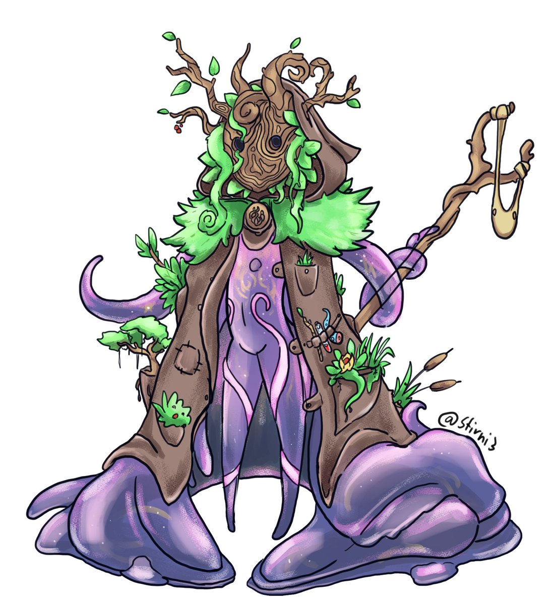 Stirni3's tweet photo. This is one of my players plasmoid druid called Flibble :3 #DnD #dndcharacterart #dndart #DnDcharacter https://t.co/gzFnkJnXBM