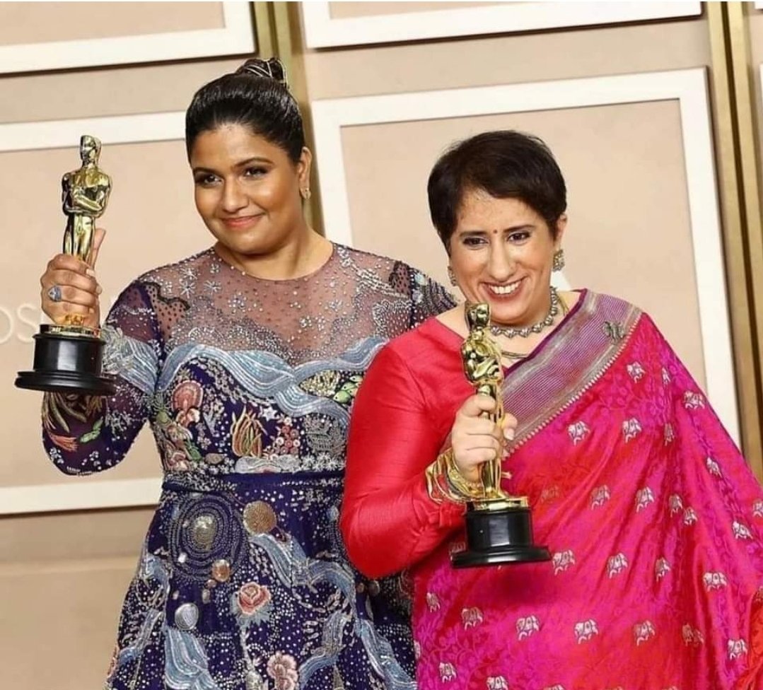 Women Rock! ❤️❤️
Celebrating our sisters' success - Guneet Monga & Kartiki Gonsalves. They jointly won the Oscar for Best Documentary Short for The Elephant Whisperers. 
#GuneetMonga #KartikiGonsalves #TheElephantWhisperers #PeriodEndOfASentence