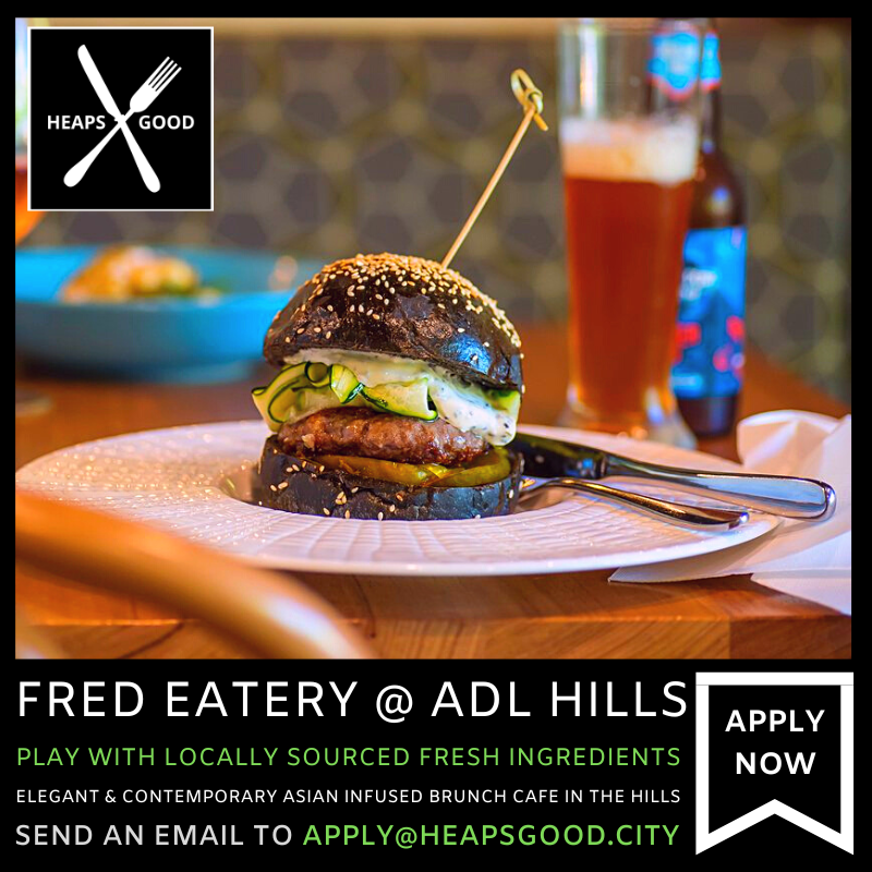 HeapsGoodHospo's tweet photo. Seeking: Sous Chef @ FRED Eatery

Suburb: Aldgate

Salary: Fully Negotiable

Site: https://t.co/XSkJdXaktK

Find out more and discuss career options

Call: 08 7007 9766 Text: 0466 330 003

📲 or Email: hospitality@heapsgood.city https://t.co/A6DoSMCCMk