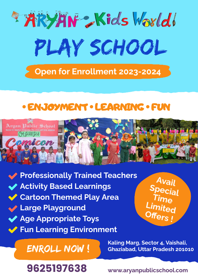 aryanpschool's tweet photo. Avail Special Limited period offers and discounts for #admission in #aryankidworld.
#schooladmission #admission2023 #admissionenquiry #bestschool #topschool #schoolinvaishali #ghaziabadschool #schoolinghaziabad #happyschool #modernschool #activitybasedlearning #largeplayground https://t.co/UkqpOWpROE