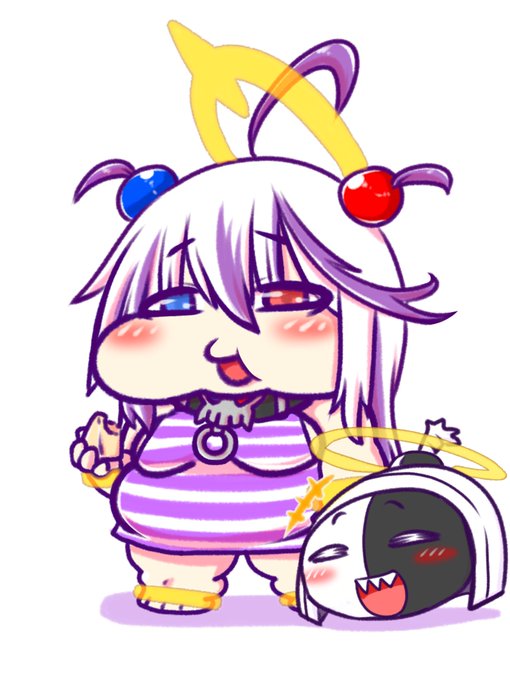 #見た人も無言でぽっちゃりな何かを上げる
まんじゅう… 