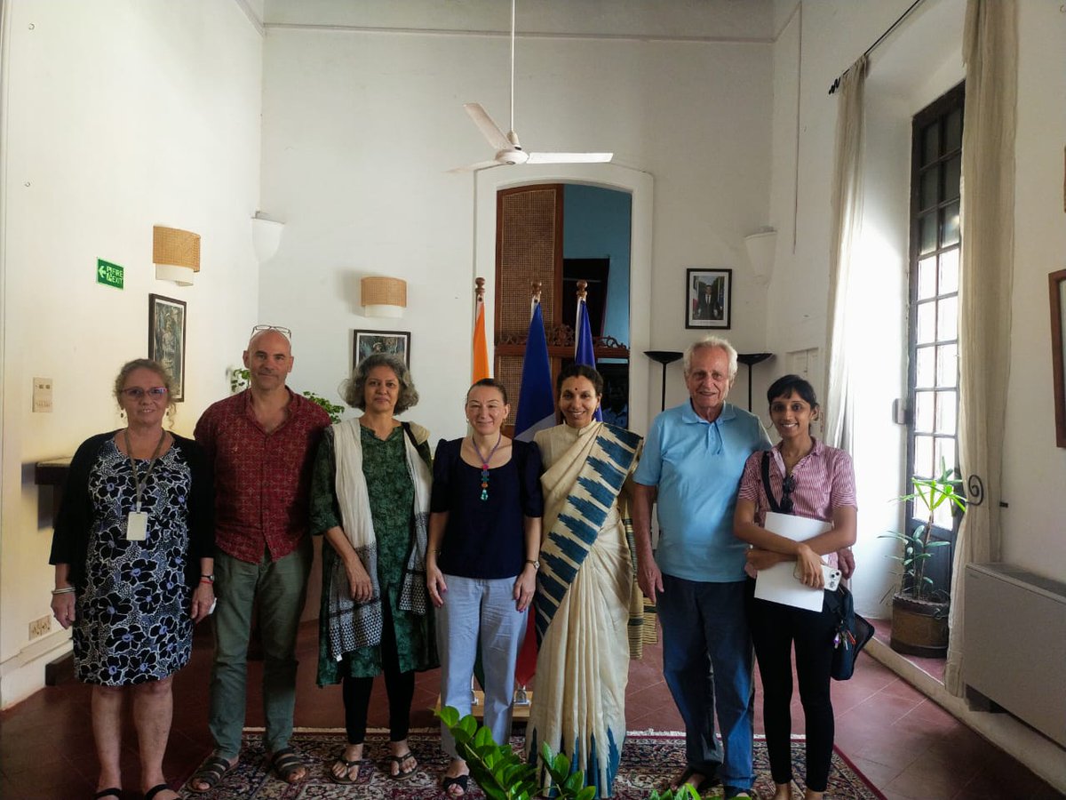 I was delighted and overwhelmed by the warm reception given to me by <a href="/FranceinPondi/">Consulate General of France in Pondicherry</a> Mrs. Lise Talbot Barre, Consul General of France in her Office on 13th March 2023 #Auroville