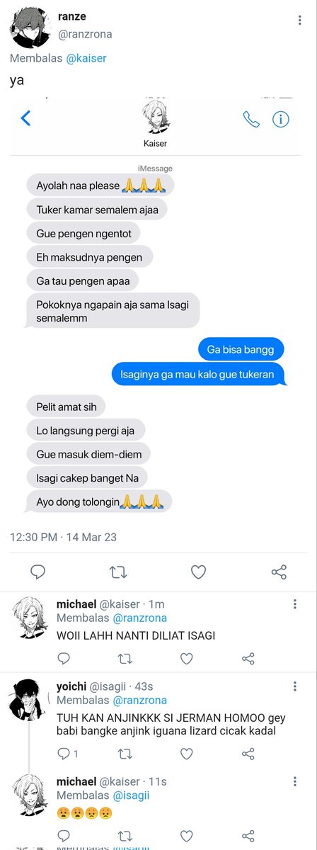 rednbunny's tweet photo. Kaisagi —one tweet au
Cw// harsh words https://t.co/B9Yb8Mesxv