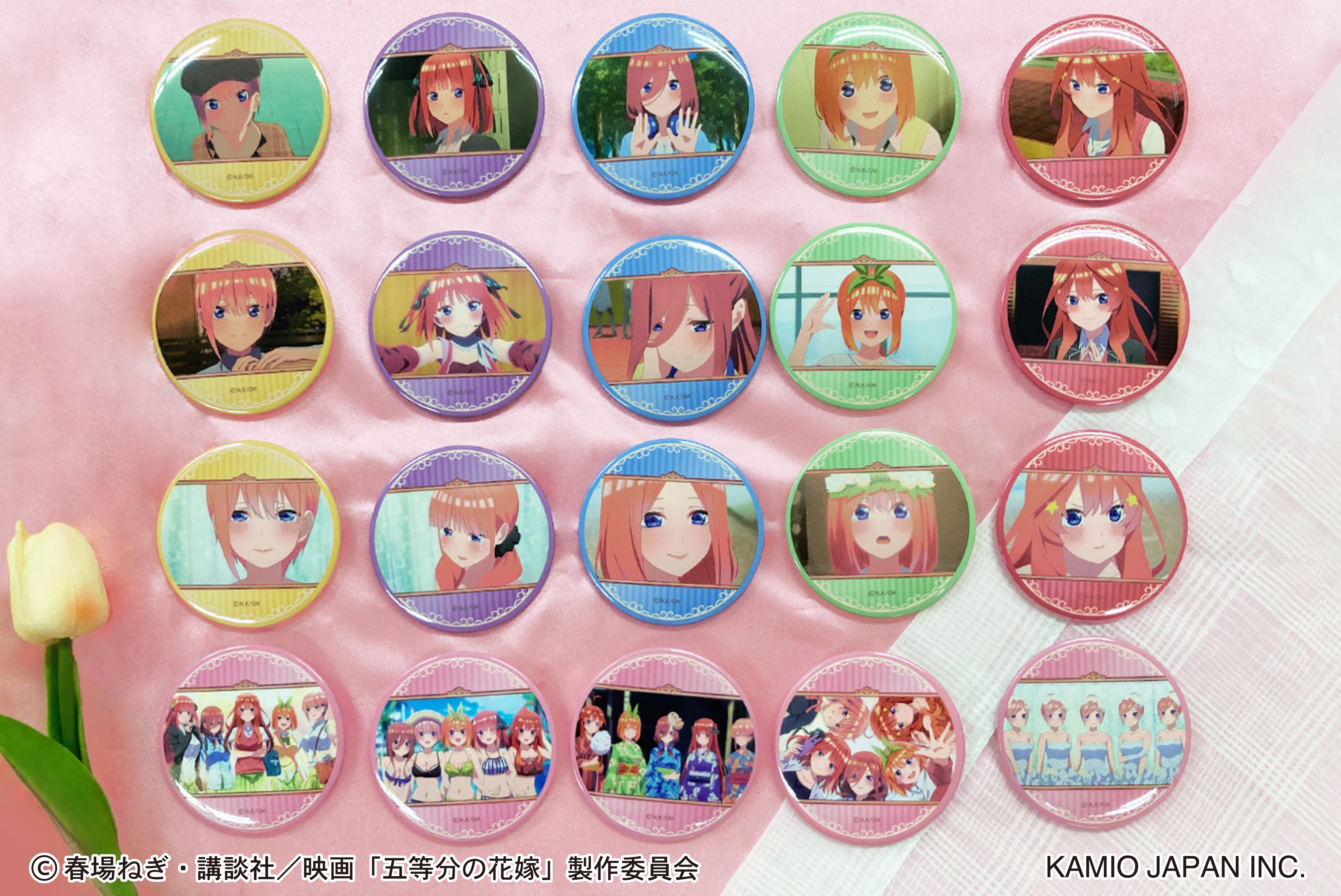 五等分の花嫁 映画 五等分の花嫁 ハピネス バブルガン 場面缶バッジ 五等分の花嫁 映画 五等分の花嫁 ハピネス バブルガン 場面缶