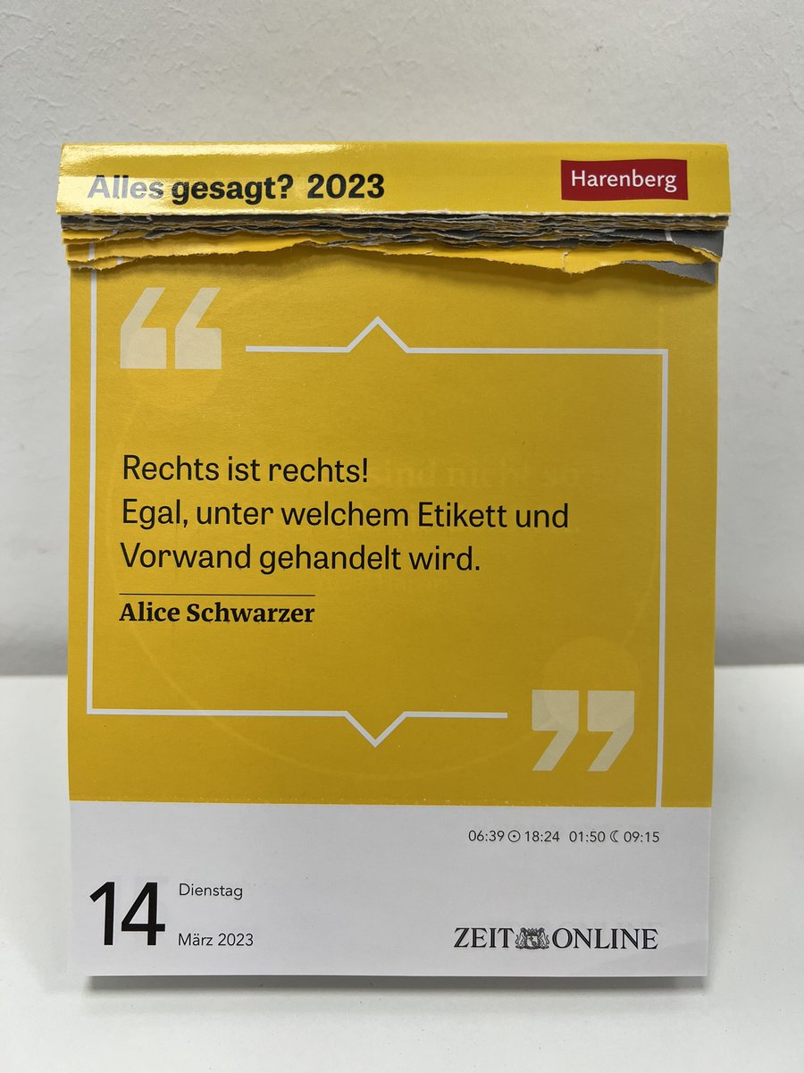 Wenn Deine eigenen Zitate so schlecht altern…