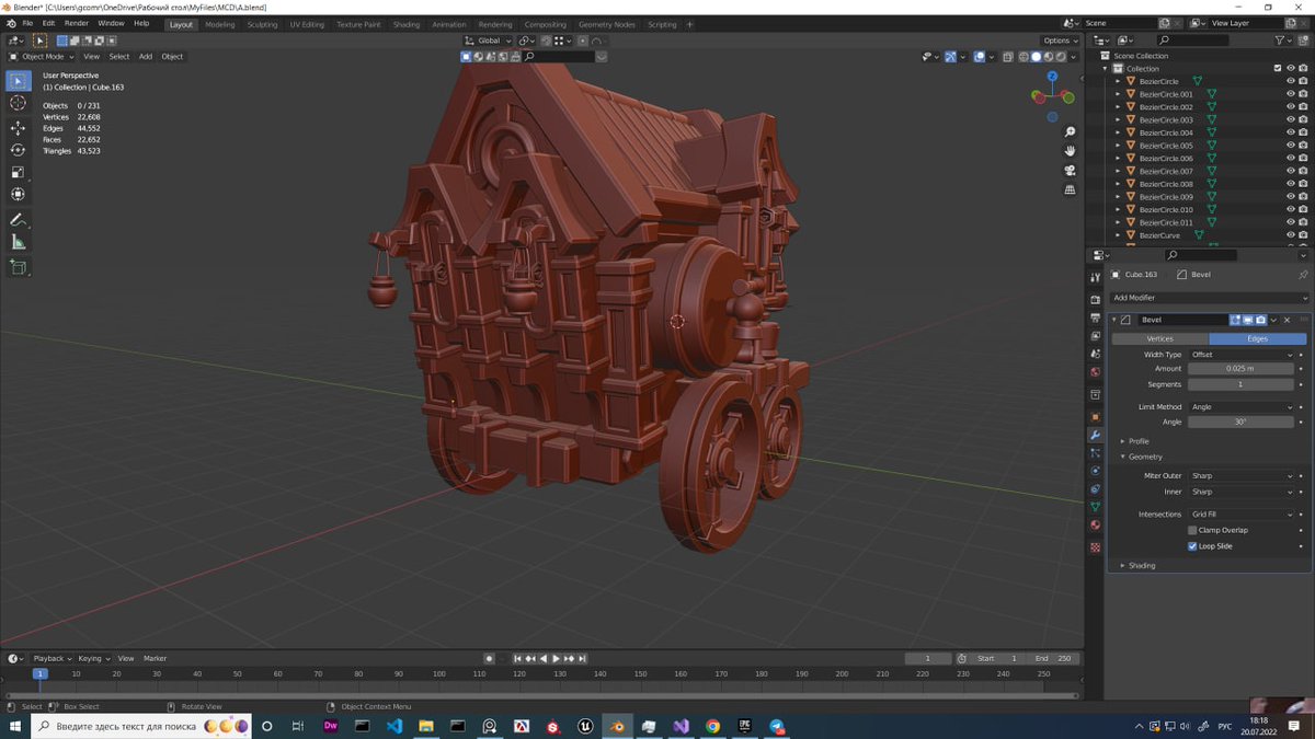 Angel95870256's tweet photo. #blender3d #blender #gamedev #gamedevelopment #3dmodeling 
another one of my works but without textures, it's hard for me to study materials, but the concept of the model is not very bad https://t.co/aqZY4eejMc
