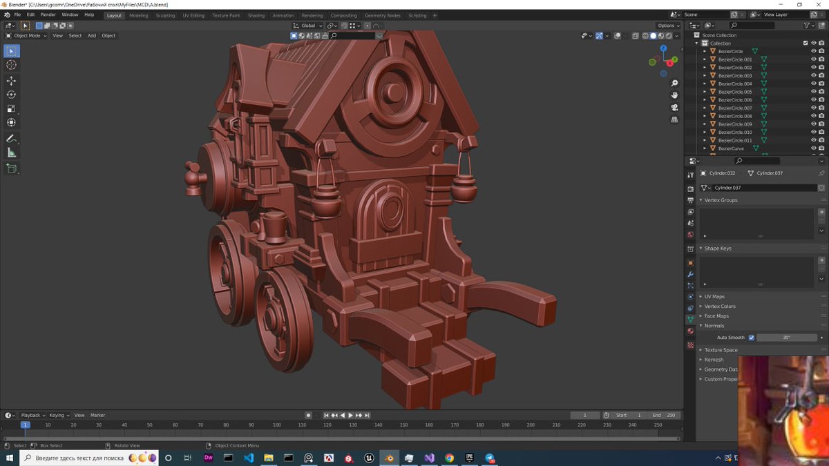 Angel95870256's tweet photo. #blender3d #blender #gamedev #gamedevelopment #3dmodeling 
another one of my works but without textures, it's hard for me to study materials, but the concept of the model is not very bad https://t.co/aqZY4eejMc