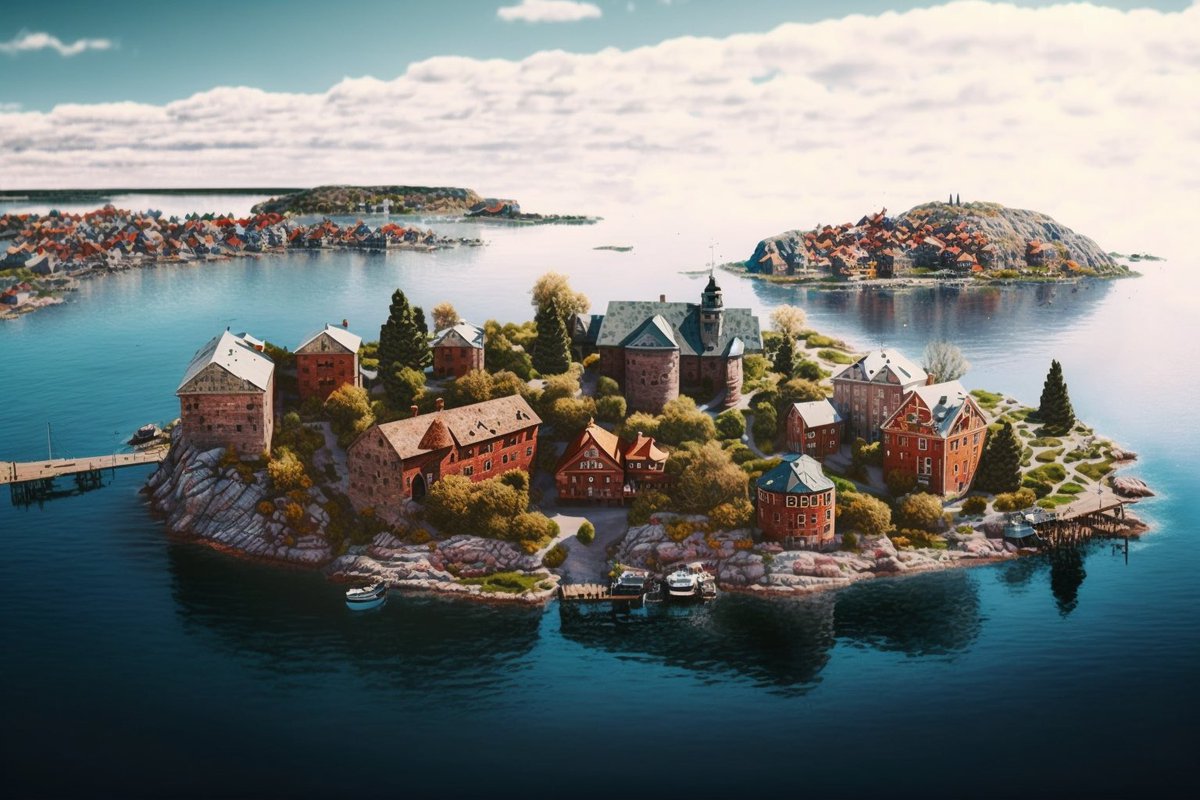 JERNorell's tweet photo. Sveriges många öar hade kunnat vara platser där människor vistades, med hotell, caféer och fritidshus. Så här hade Sverige kunnat se ut, exempelvis: https://t.co/U8BVGXooTe