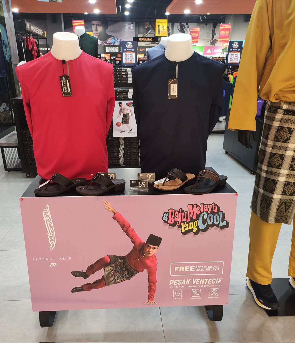 Ni baru betul innovation baju melayu yang compliment original design

Ventilation yang fits in dengan cuaca

Harga ok - RM169 set, beli sekali sampin RM29 (asing RM59)

Tak sangka <a href="/ALIKHSAN_my/">Al-Ikhsan Sports Official</a> is getting into this crowded market haha

Nanti nak try pakai

*bukan sponsored tweet