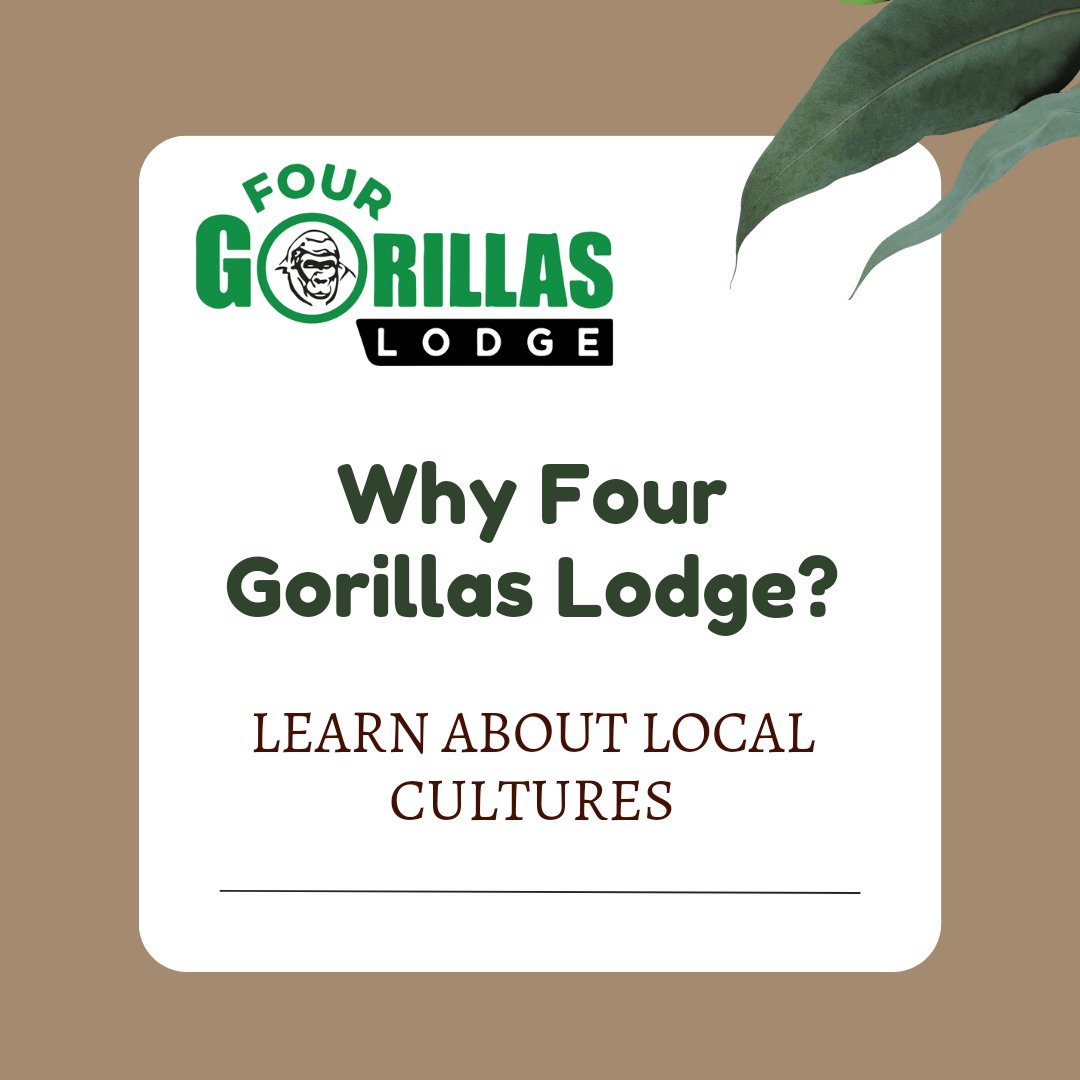 4gorillas_lodge's tweet photo. Discover some of the unique traditions of the Western culture in Uganda.
•
Learn, Experience, and Be part of the local customs and practices that make 'Our Lodge Unique'. 

https://t.co/ewnyc7eVJe 

#fourgorillaslodge #safarilodge #gorilla #wildlifephotography #luxury #africa https://t.co/310H1LdyTc