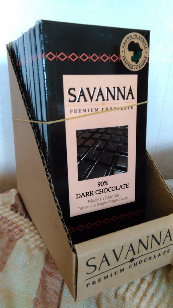 Savanna Premium Chocolate🇿🇲's tweet "Our Chocolates just arrived in
