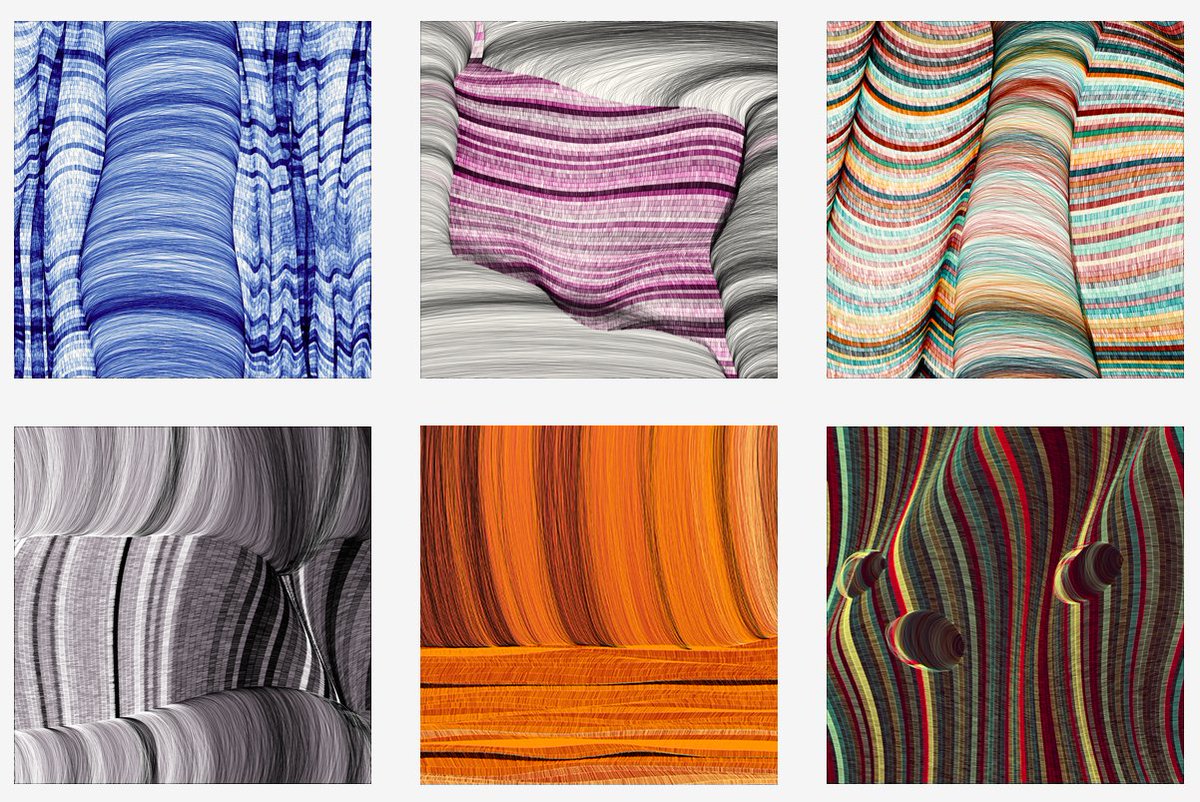 wage_du's tweet photo. 2fold : Mint Day + Updated Link
1PM ET / 15h BR / 1800 CET
https://t.co/ObVgVgwxu4
Now those of you on Chrome get the same smooth texture as everyone else. Go check, you'll be surprised
#generativeart #genart #creativecoding #2fold https://t.co/VD20Y2Sf8l