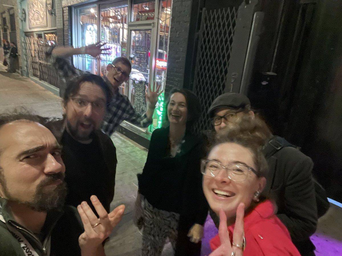 Alex Coulombe (@ibrews) on Twitter photo The late night crew at #SXSW2023
<a href="/immersiveriggs/">Stephanie Riggs</a> <a href="/DarraghDandy/">Darragh Dandurand</a> <a href="/hwkeyser/">Henry Keyser</a> <a href="/DavidGochfeld/">David Gochfeld</a> <a href="/braden_roy/">Braden Roy</a> The late night crew at #SXSW2023
<a href="/immersiveriggs/">Stephanie Riggs</a> <a href="/DarraghDandy/">Darragh Dandurand</a> <a href="/hwkeyser/">Henry Keyser</a> <a href="/DavidGochfeld/">David Gochfeld</a> <a href="/braden_roy/">Braden Roy</a>