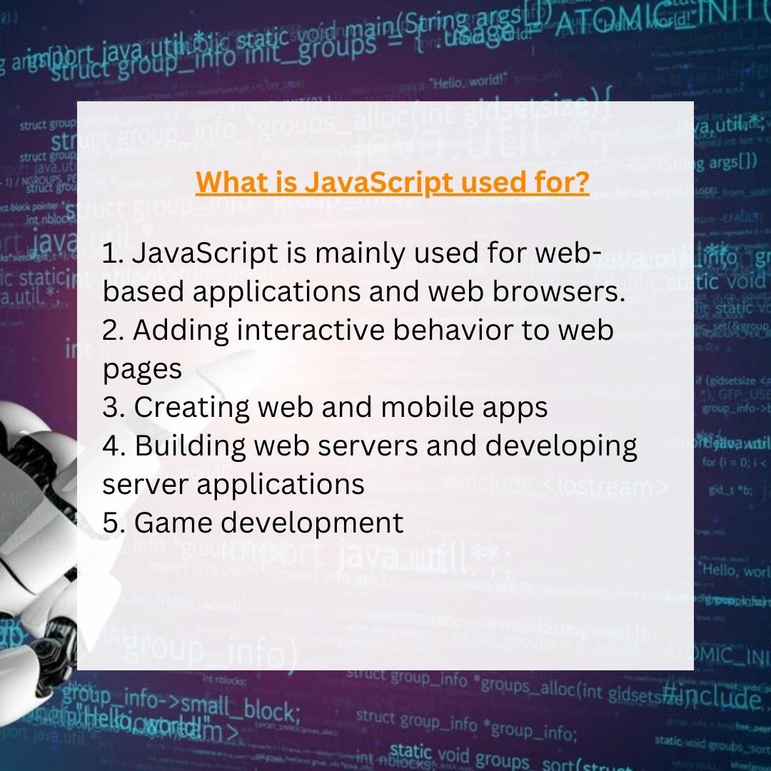 bharat_udyog's tweet image. "Did you know that JavaScript is a text-based programming language that adds behavior and interactivity to web pages? 🤔 Whether you're creating web and mobile apps or developing server applications, JavaScript is a powerful tool that improves the user experience. #JavaScript101"