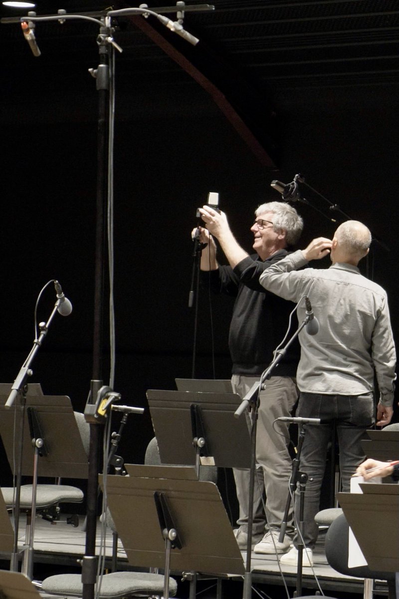 stephenLTE's tweet photo. Just recorded the Cannes National Orchestra for an Atmos mix. The session was a 32 channel recording using an adapted Decca mic system augmented with an AB pair over the woodwinds. Great fun recording and just a super day. Thanks! https://t.co/ReCgpTzfDF