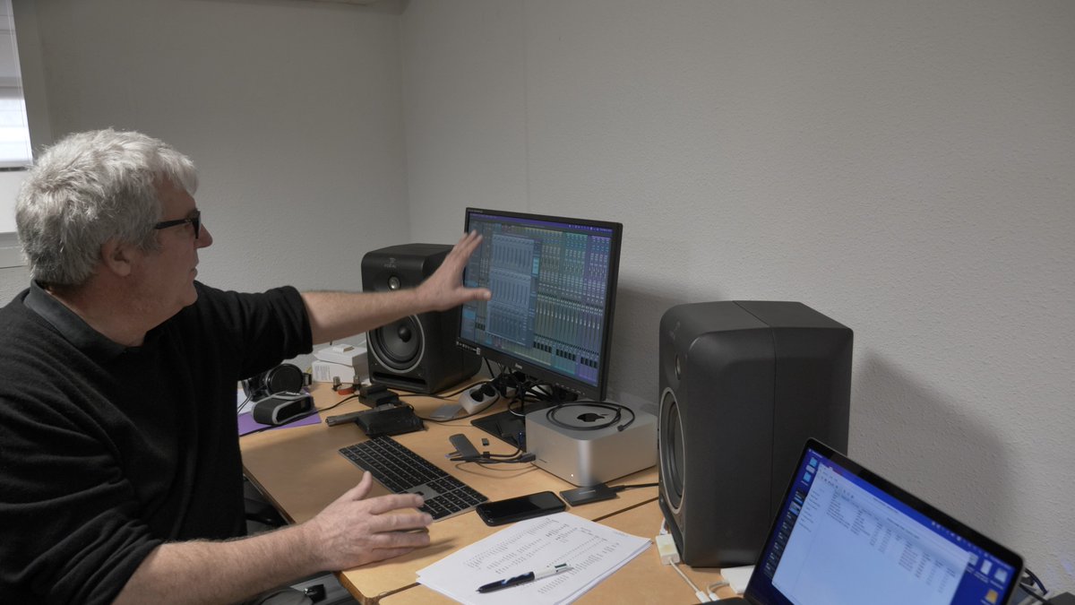 stephenLTE's tweet photo. Just recorded the Cannes National Orchestra for an Atmos mix. The session was a 32 channel recording using an adapted Decca mic system augmented with an AB pair over the woodwinds. Great fun recording and just a super day. Thanks! https://t.co/ReCgpTzfDF