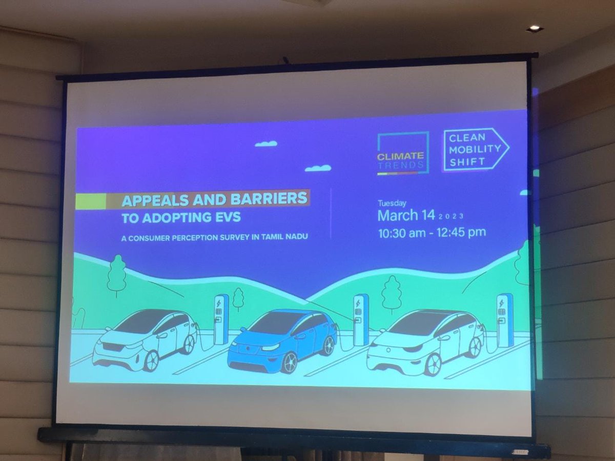 #ExpertSpeak: @KaruturiPradeep, @OMIFoundation shares his views on how #states can play an active role in accelerating #EV adoption at the @ClimateTrends panel discussion with experts @a_khosla, @anirudhgulur, @zeoncharging, @ClimateWorks, @mobility_shift. 🧵
#EaseOfMoving #EVs