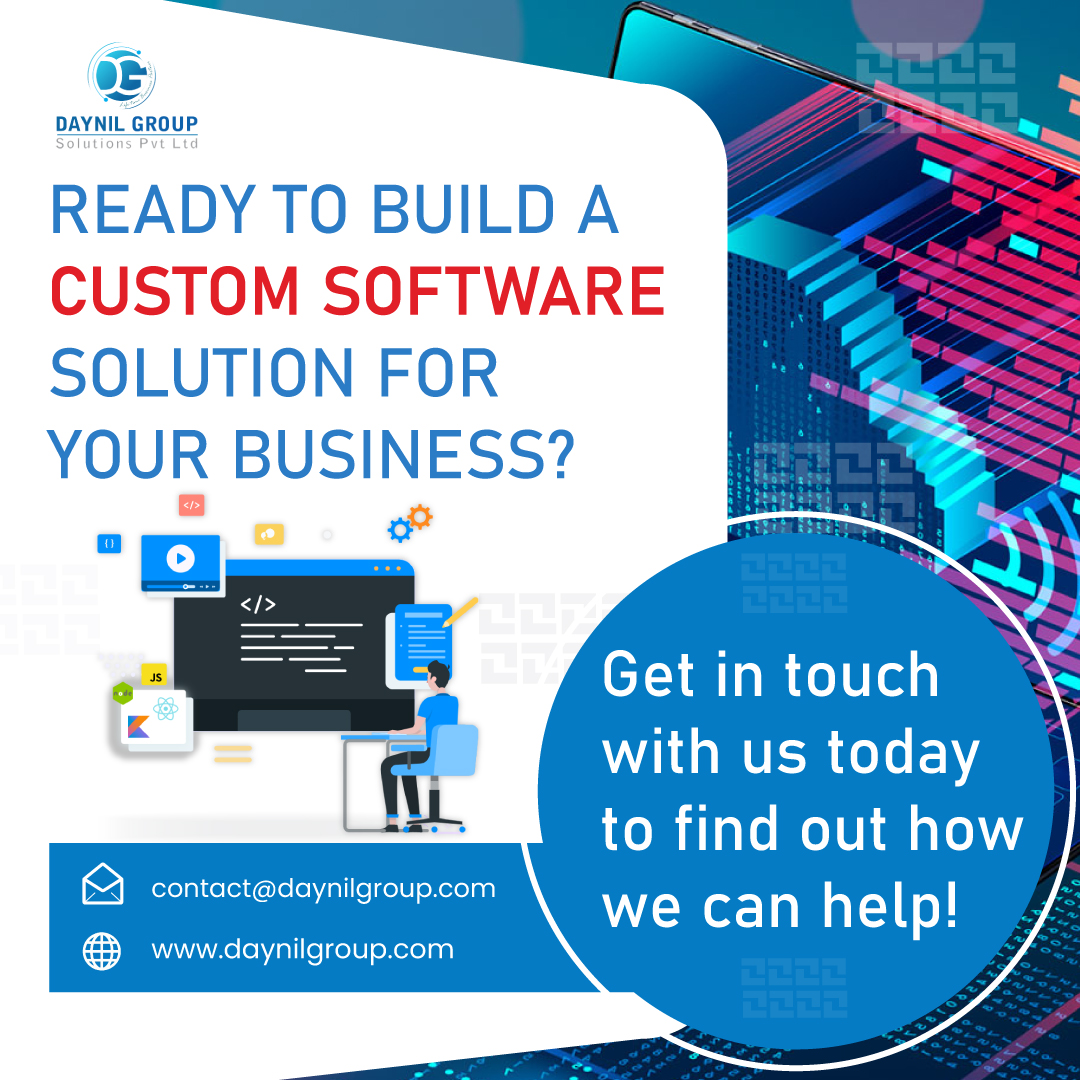 daynilgroups's tweet image. Every business is unique and has its own set of challenges and requirements. Our Experienced developers can create a tailored software solution that meets your needs and delivers exceptional value.
Email: contact@daynilgroup.com
#customsoftwaresolution #OffshoreDevelopment