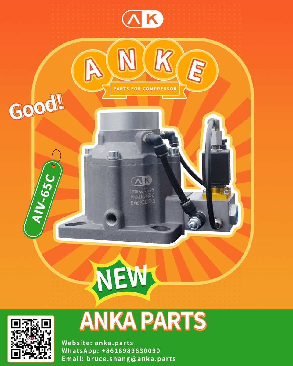 ankaparts's tweet photo. Find the best screw air compressor parts for your factory. Shop now and save big.
#ankaparts #Compressorparts #INTAKEVALVE #airbona #bonacompressor https://t.co/C3m4XSZgD5