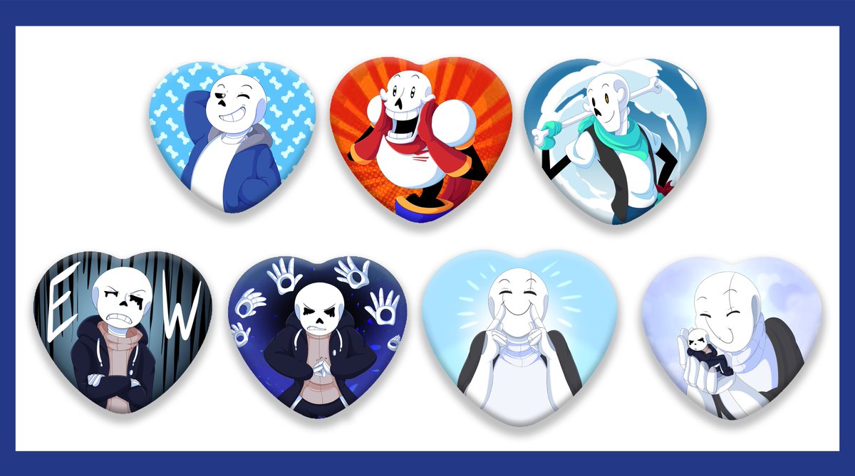 SpaceJacketArt's tweet photo. #Undertale AUs Series 5 button set is finally done! 
Who's your favorite? Mine is Gaster with lil Asterisk. 

https://t.co/FXBPBTvxp8

#undertaleAU #paraversetale #underswap #underfell #swapfell #underverse #dreamtale #dimensiontale #inksans #errorsans #gastersans #horrortale https://t.co/ati4NtIBy5