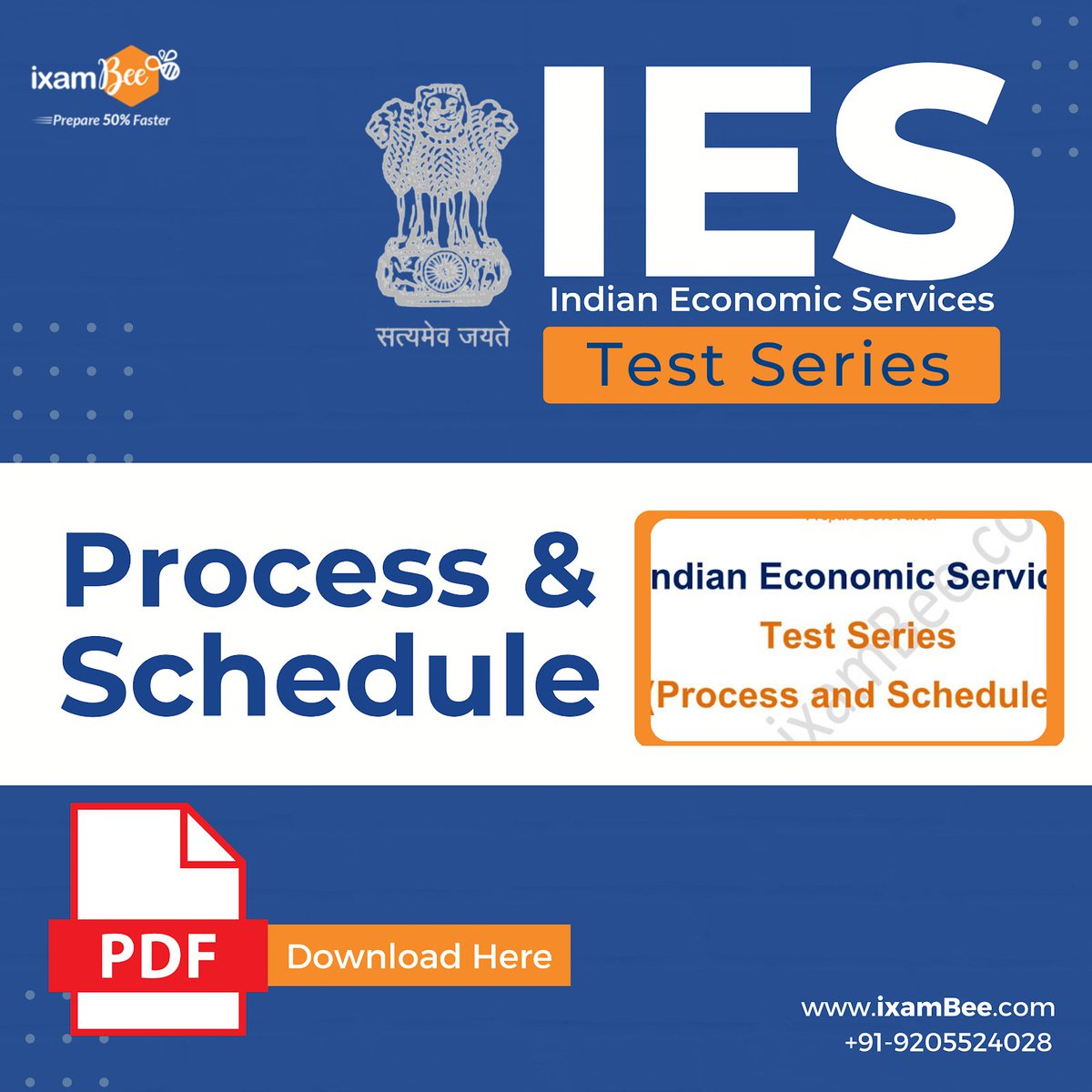 Click below the link to download PDF.
buff.ly/3JdJhox 
Maximize your chances of succeeding in the IES exam with our IES Test Series. 
Download the IES Test series now and stay ahead of all your peers.
#ies #indianeconomicservices #explore #process #schedule #testseries