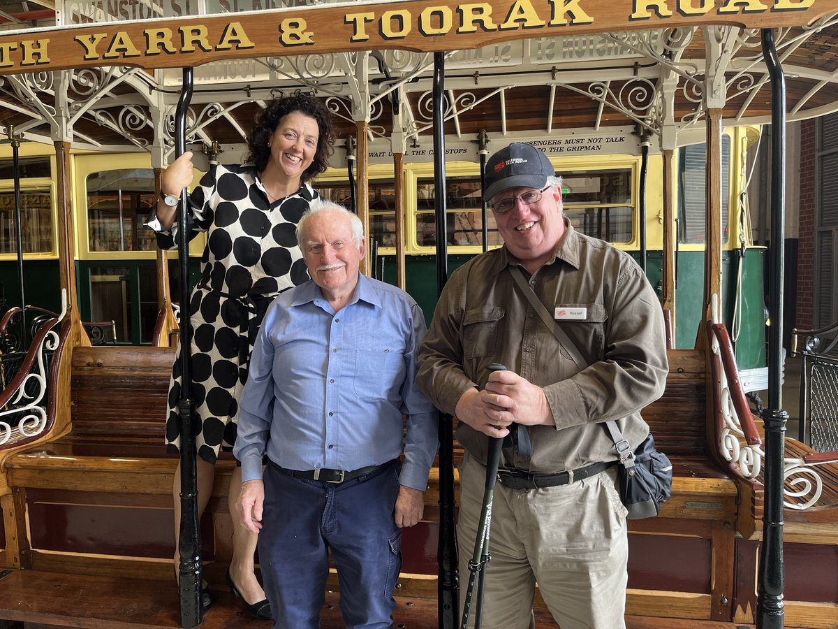 Mon4Kooyong's tweet photo. The Melbourne Tram Museum is dedicated to the preservation and display of Melbourne’s tramway history. Today I learnt about the importance of Trove to its work and the fun fact that Victorian tram conductresses were the first Australian women to earn equal pay (in 1941!) https://t.co/e1P97yblSj